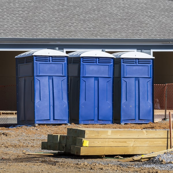 how do you dispose of waste after the portable restrooms have been emptied in Argusville ND